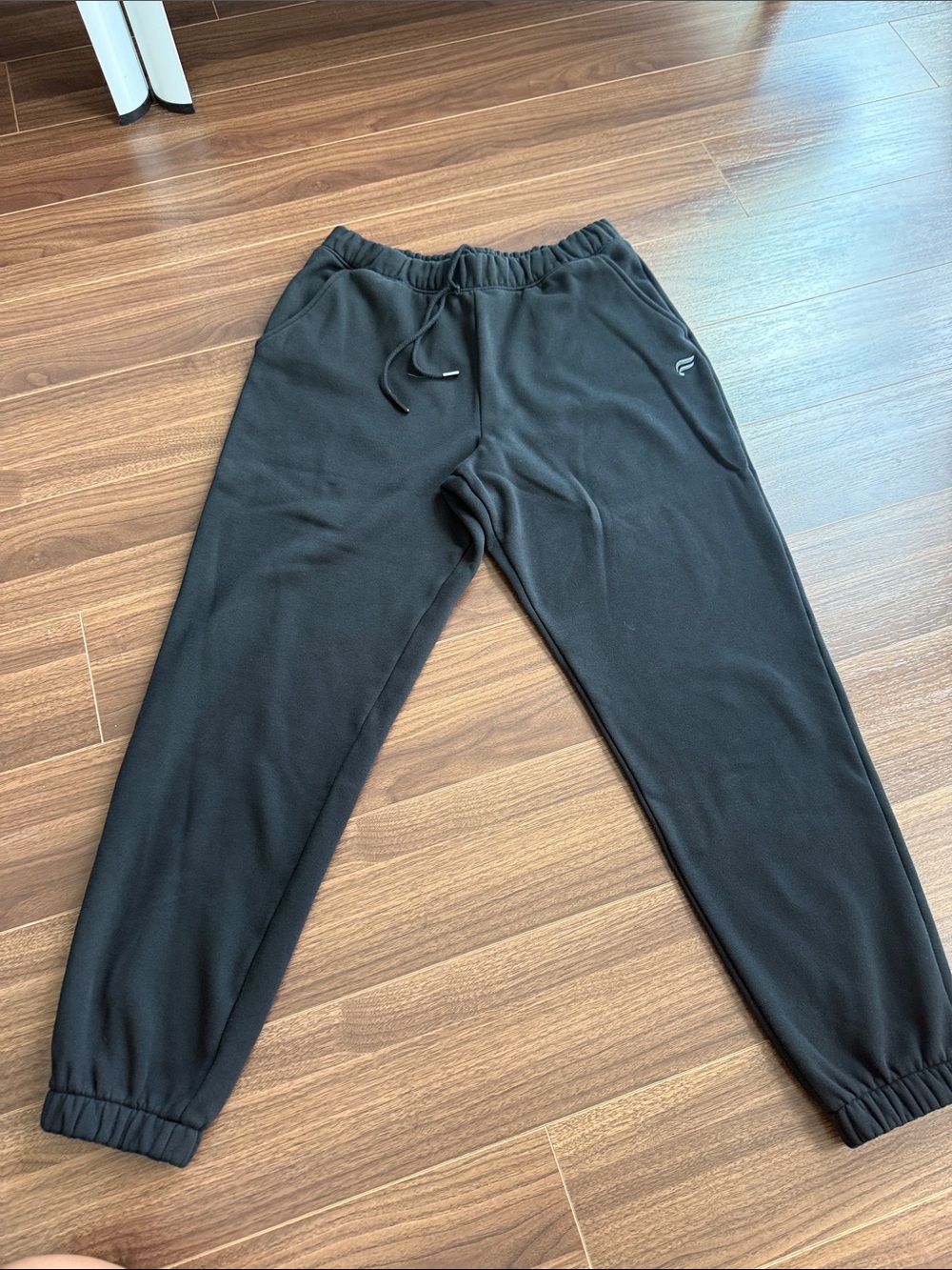 Fabletics Black Fleece Jogger Pants